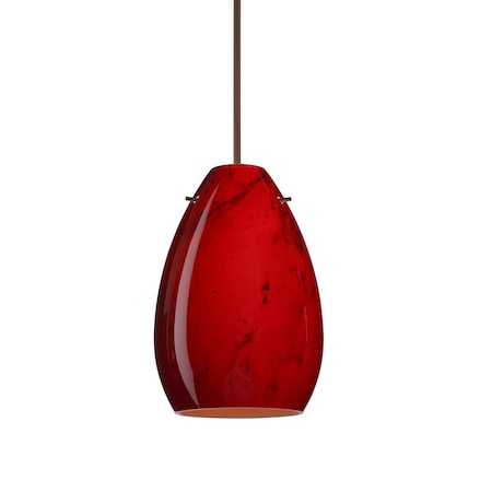 Besa Lighting Pera 6 Cord Pendant, Magma, Bronze Finish, 1x50W Halogen 1XT-1713MA-BR